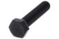 Preview: Sechskantschraube(n) M 8 x  60, Kl.  8.8 DIN 933 (ISO 4017), blank - schwarz